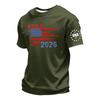 Men's Short Sleeve Crew Neck T-Shirt Casual Comfortable Fit Graphic Print 250th Anniversary Independence Day USA Design Summer Wear