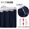 WONTEX Linen Blackout Level 1 Light UV Drape Thermal Cold Simple and Navy 100cm Wide x 150cm Set of 2 Curtains, Blocking, Protection, Curtains,