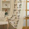 Labelled Small Mushroom Embroidered Curtains Bedroom French Cream Curtain Living Room Bedroom Balcony Window Screen