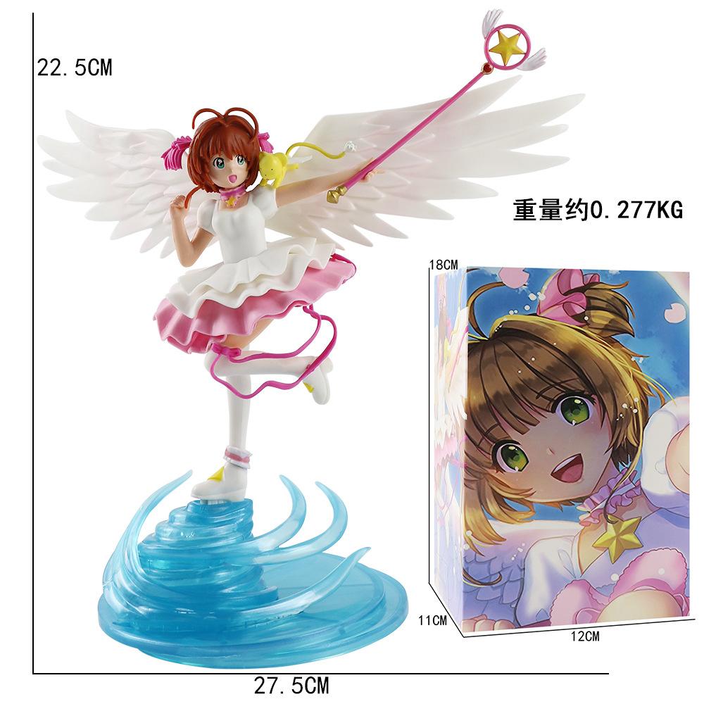 Anime Card Captor Figure KINOMOTO SAKURA Model Toy Gift Collection Action Figure 23CM PVC Sakura Card Chapter Collect Gifts