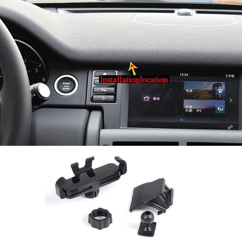 Car Phone Holder Rotatable Telephone Holder Gravity Navigation Mobile Bracket For Range Rover Discovery Sport 2016-2019