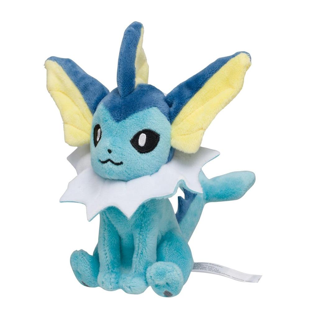 Pokémon Center Original Plush Toy Pokémon Fit Vaporeon 15 X 14 X 6.5 Cm (H X W X D)