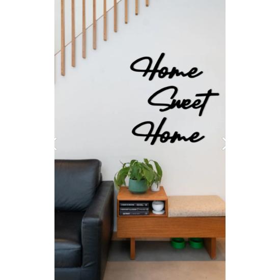 

Home Sweet Home Ahşap Duvar Tablosu- Lazer Kesim Duvar Dekoru