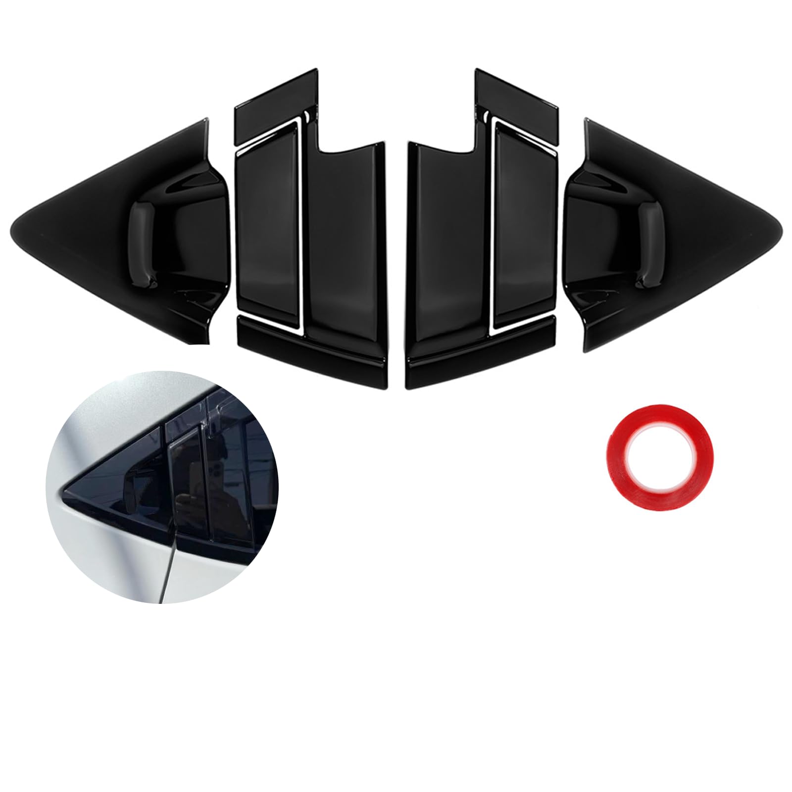 

Catland Honda Vezel Door Handle Cover [With Side Visor] Vezel RV 3rd, 4th, 5th, 6th generation (April 2021 onwards) Rear Door Handle Cover Protector K