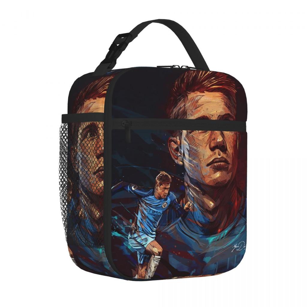Bestselling Kevin De Bruyne Art The Best Stylish Outline Kids Lunch Bag Seaside Lunch Insulated Lunch Bag