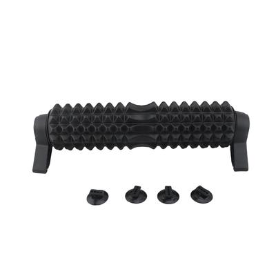 Foam Roller with Suction Cup Stand EVA Deep Tissue Massage Roller for Back Leg Fitness Exercise Relaxation Black