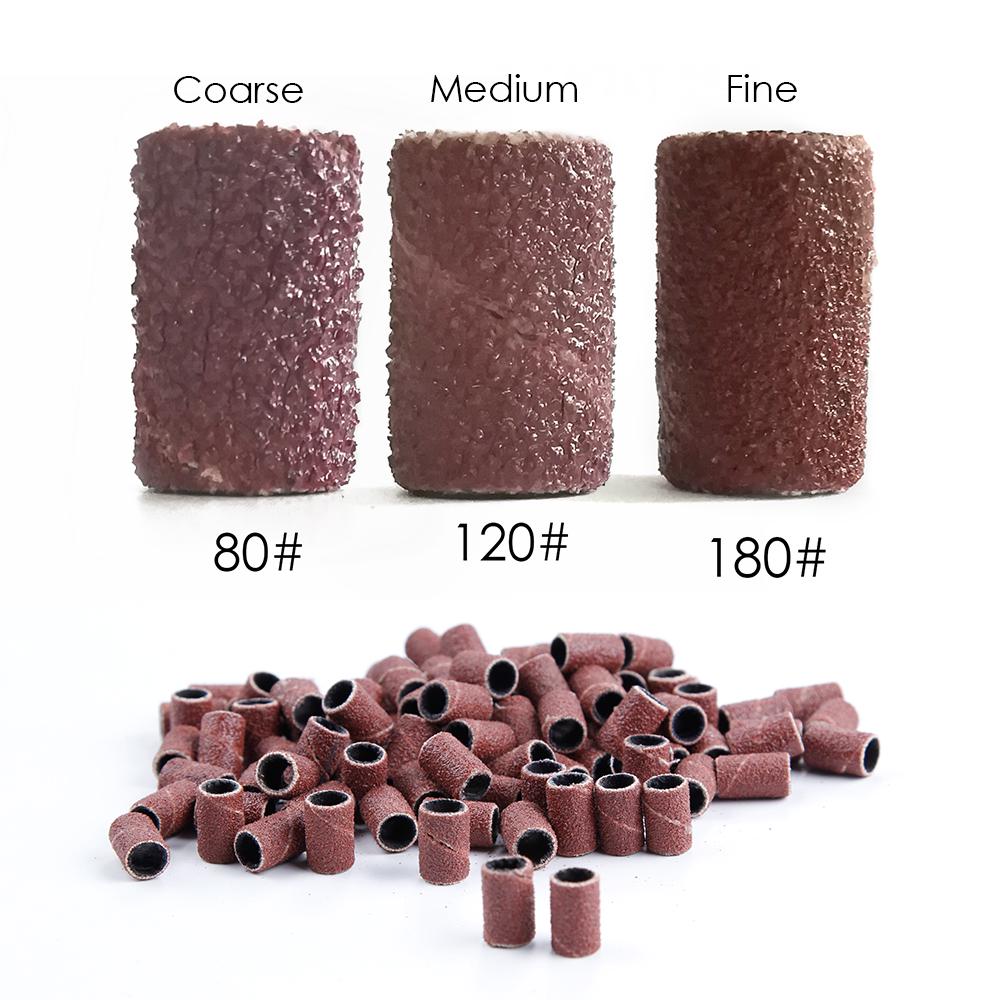 Nail Electric Nail File Apparatus for Manicure Nail Milling Drill Grinding Cutters Sanding Bands Set