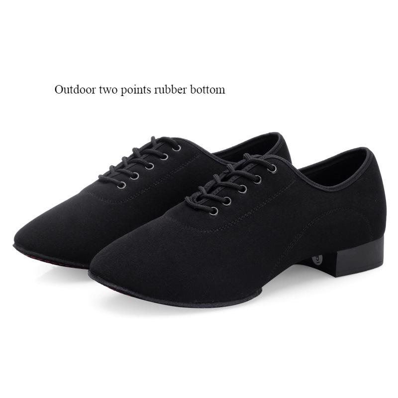 Modern Jazz Sneaker for Men Outdoor/indoor Ballroom Waltz Latin Salsa Dance Shoes Oxford Upper Adult Black for Low Heel