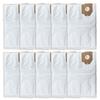 10 Pack of Dust Bags Compatible with For Karcher Cv30 Cv382 Vacuum Cleaner Sturdy Construction for Enhanced Performance