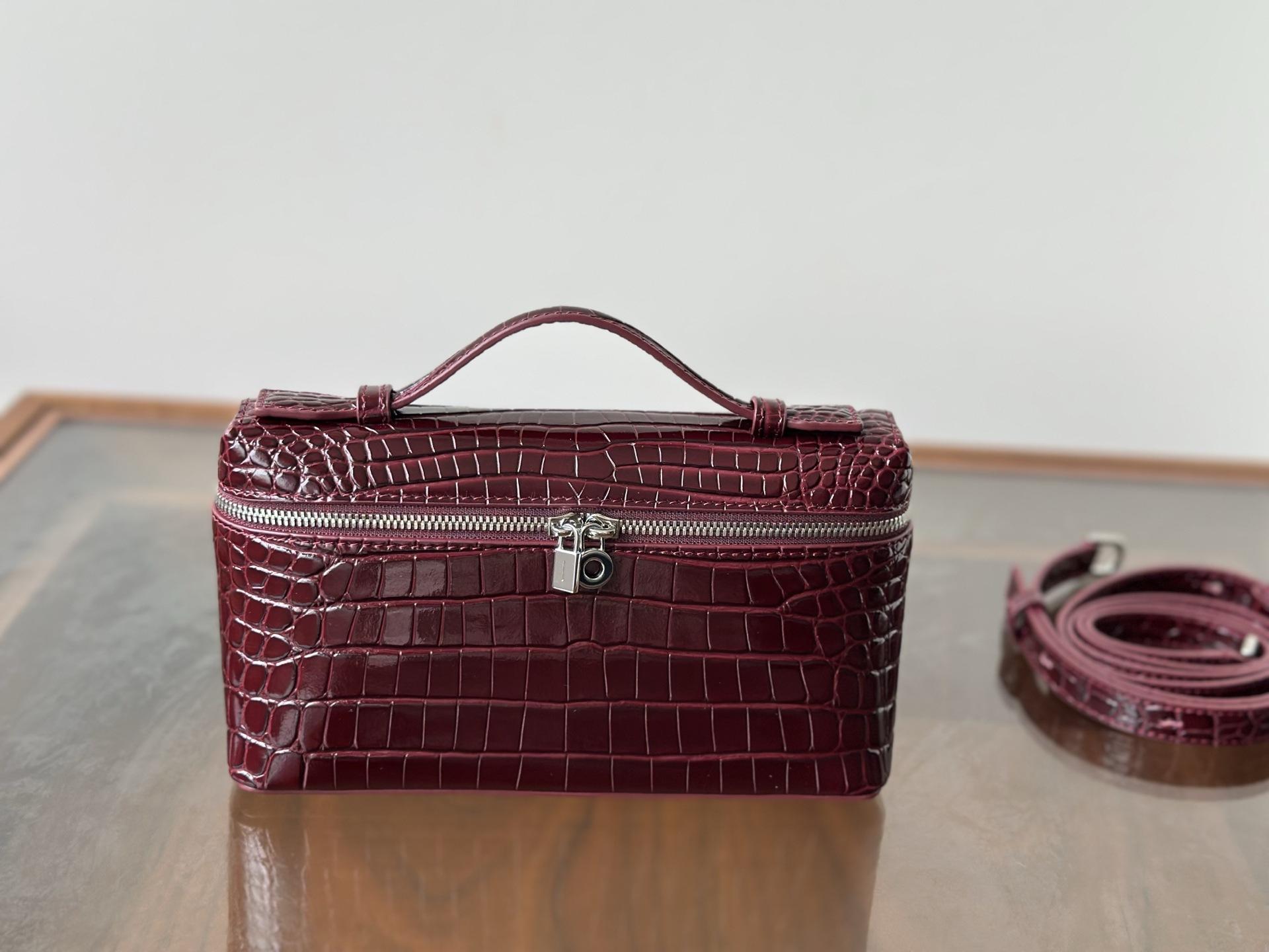 

Кожаная сумка Желтый ремешок из коровьей кожи Верхний слой коровьей кожи Женская сумка Мода Высококлассное чувство моды Ручная сумка на одно плечо 19cm вино красного