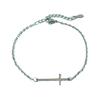 Minimalist Geometric Cross Bracelet - Chic Korean Trendsetter Jewelry for Women