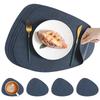 Nordic Water Drop Placemat - Waterproof, Oil-Proof, Heat-Resistant Dining Table Mat for Home, Restaurant, or Hotel Use.