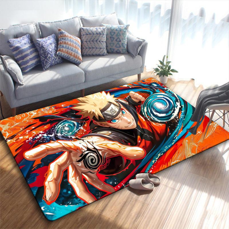 Anime N-Naruto Carpet Rug for Living Room Bedroom Home Sofa Decoration,Kids play Non-slip Floor Mat