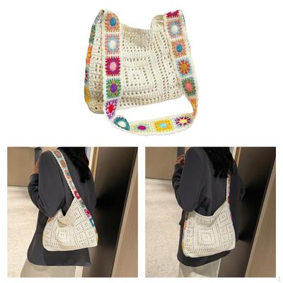 Häkeltasche Stilvolle Tasche Damen Schulter für Sommerurlaub Reise Geburtstag