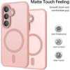Coque Antichoc - BOOLING - pour Samsung Galaxy S26 Plus - Cercle Magnétique Protection Caméra - Rose