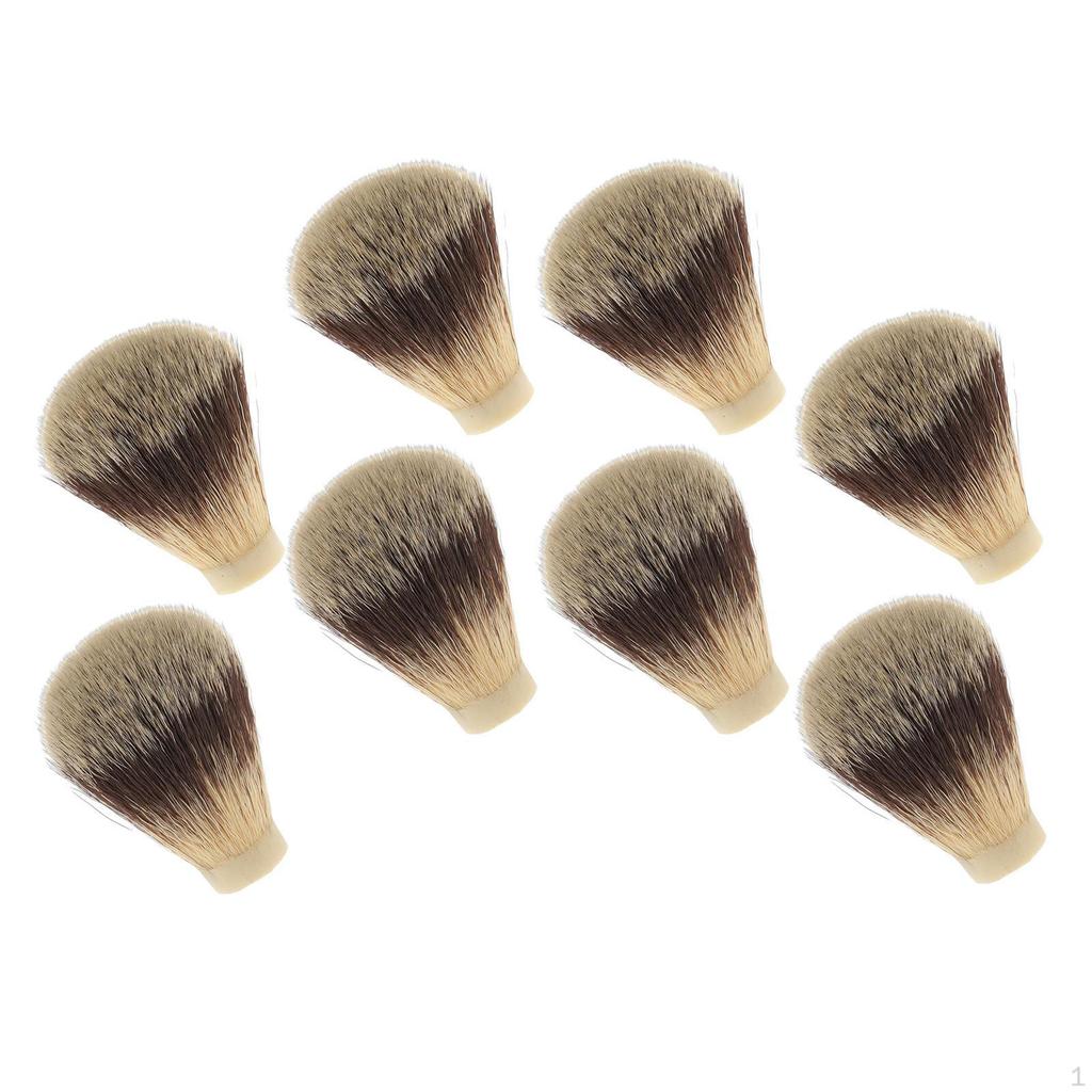 8x Shaving Brush Head Knots for Man Beard Shaver Handle
