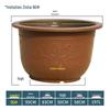 Extra Large Thick Plastic Flower Pot for Outdoor Plants, Trees, and Water Lilies