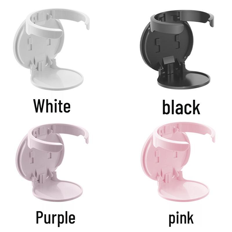 

Punch-Free Wall-Mounted Folding Cup Holder for Office Desks White Boxed
