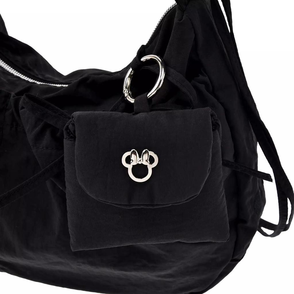 Disney Minnie Shoulder Bag with Pouch and Ribbon Softy Design Casual Bag NEW