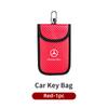 Car Keychain Case Zipper Carbon Fiber Key Protector Cover For Mercedes Benz CLK GLC W212 C200 C300 W203 W204 W205 W169 W176 GLC w1
