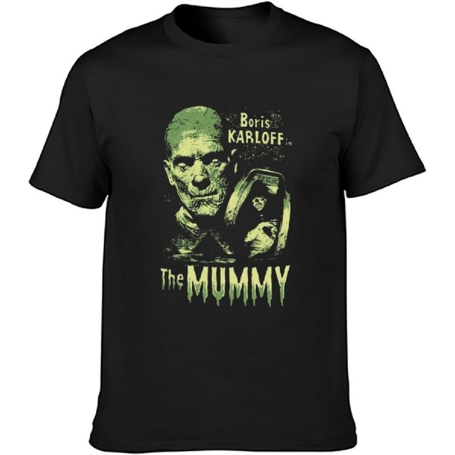 

COROLLA KLARKE Men s Summer T-Shirt The Mummy Monsters Crew-Neck t-Shirt Black XXXXXL різнокольоровий