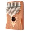 17 Key Kalimba Thumb Piano Mini Portable Musical Instrument Toy Birthday Gift SuppliesElk   Maple Inlay