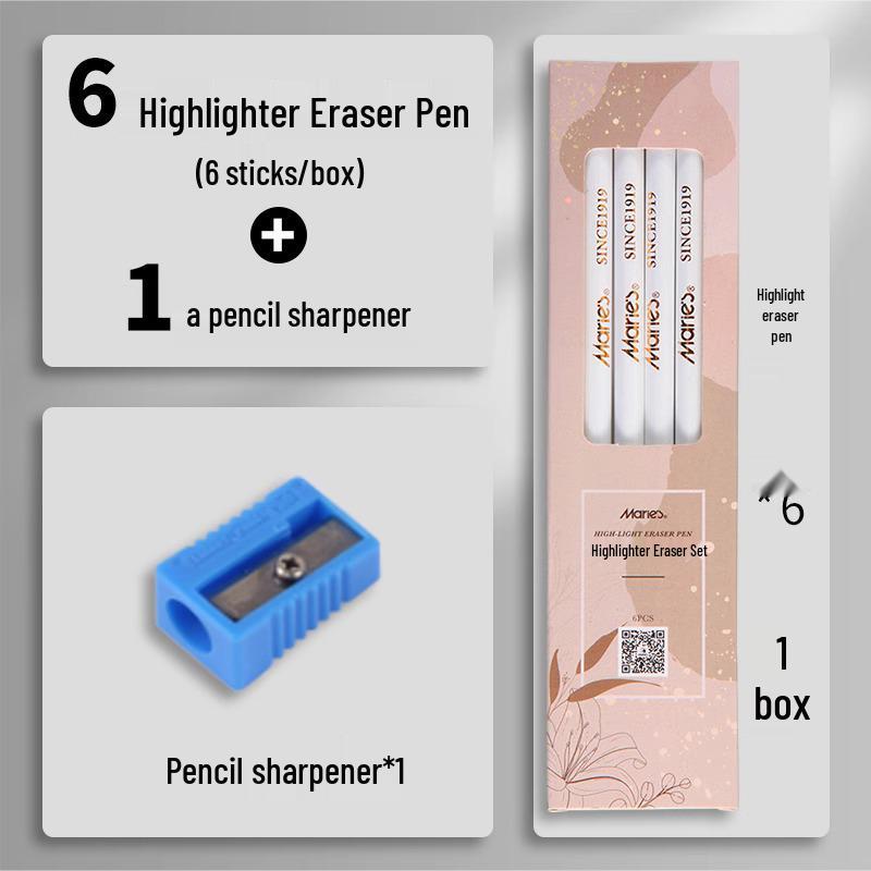 Mali Sketching Highlighter & Eraser Pen for Art Students