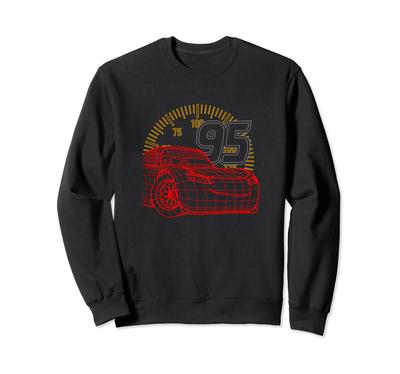 Disney Pixar Cars Lightning McQueen Mesh Speedometer Sweatshirt