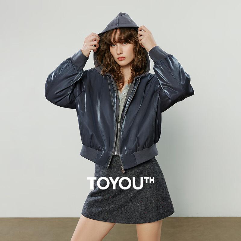 Chuyu Women's Spliced Hooded Winter Jacket