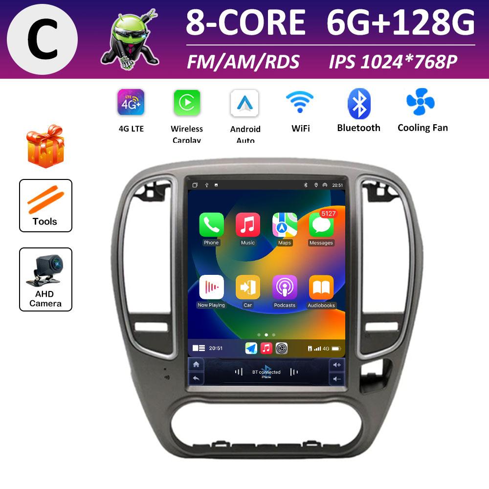 GPS Navigation Android OS for Nissan Bluebird Sylphy G11 2005 2006 2007 2008 - 2012 IPS Touch Screen DSP Stereo Wireless Carplay