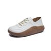 2023 Spring New Korean Version of Small White Shoes for Women Ins Students Casual Street Shoes for Women Thick Soles and High Heels for Women