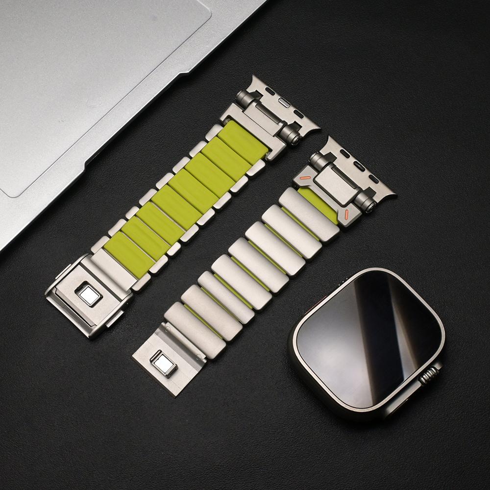 Stainless Steel Strap for Apple Watch Band Ultra 3 2 49mm 46mm 45mm 44mm Luxury Metal Bracelet For Iwatch 11 10 9 8 7 6 5 4 SE3