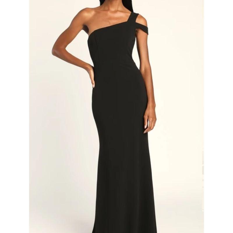 Export Single Lu Home Texture Good Goods Sling Shoulder Sexy off-Shoulder Flattering Dress Long Dress Party Dress