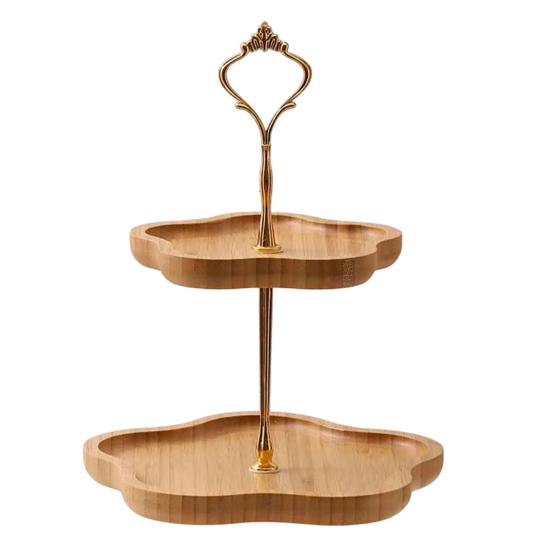 3-Tier Fruit Bowl Large Nut Serving Capacity Snack Tray 1