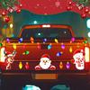 Weihnachts Reflektierendes Magnetisches Aufkleber-Set - Feiertags Glühbirnen-Magnete für Auto- und Kühlschrankdekoration