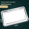 Commercial 304 Stainless Steel Rectangular Tray