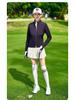 Women's Windproof Long Sleeve Golf Jacket - Autumn/Winter Sunscreen, Korean Style, Warm and Slimming Sportswear