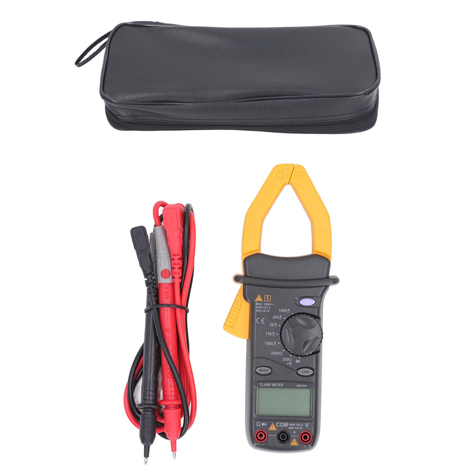 

Digital Clamp Meter High Accuracy Backlit LCD Display Multifunctional Multimeter for Current