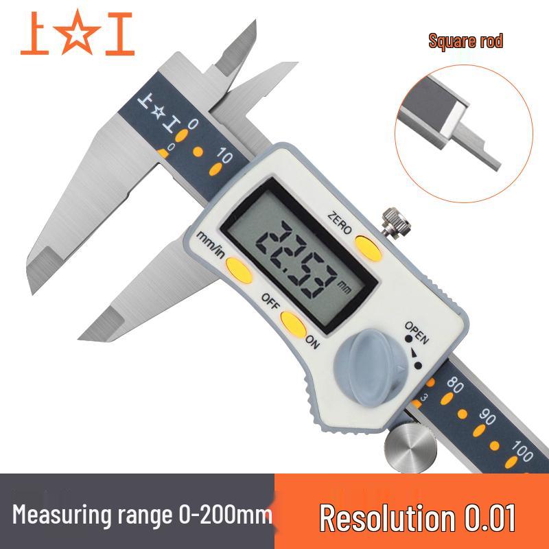Shanggong High Precision Stainless Steel Digital Vernier Caliper, 0-150/200/300mm Range