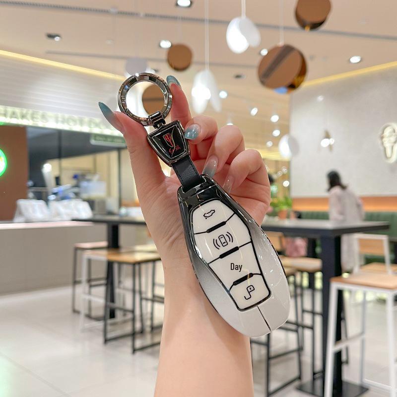 Key Cover Compatible with 2025 Hongqi H5, 2024 H6, H9, Tiangong 08HQ9, HS5, HS7, HS3, EH7 Models