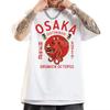 Osaka Dotonbori Drunken Octopus Tshirts Japanese Food Funny Cotton Teeshirts Summer Fanshion Women Men Tops Vintage Aesthetic