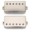 Musiclily Pro Alnico 5 Covered Humbucker Neck and Bridge Nickel for LP Electric Guitars LP-CMHA Pickups, Set, 7.5K/16K
