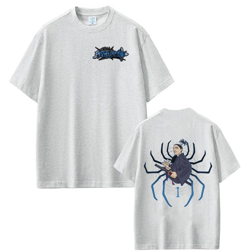 

Anime Hunter X Hunter T Shirt Spider Phantom Troupe Nobunaga Hazama Short Sleeve Tshirt Men Women Cotton Casual Loose Tshirts XL