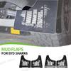 Wheels Mudguard Flaps PE Material For BYD SHARK 6 Four Wheel Splash Fender Guard Mudguards Off-road Upgrade Car Accessories 4PCS