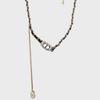 Chic 2025 Fragrance-Inspired CD Tassel Choker Necklace for Women