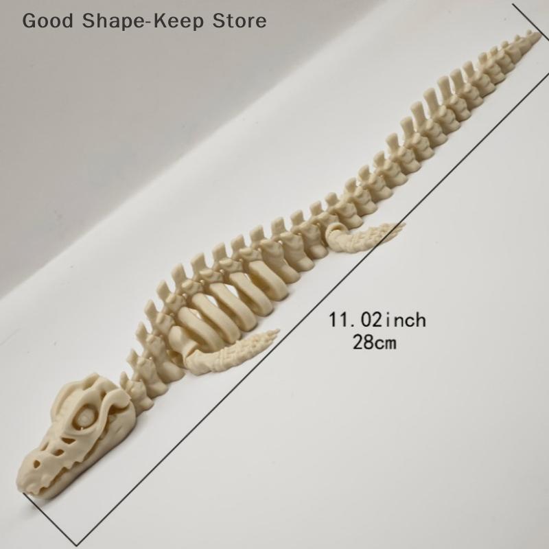 Premium Mosasaurus Dinosaur Skeleton Model, Ideal Replica for Aquarium and Fish Tank Decoration