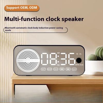 Wireless Bluetooth Speaker Clock Alarm Clock Audio Smart Voice Speaker Student Home Outdoor Radio