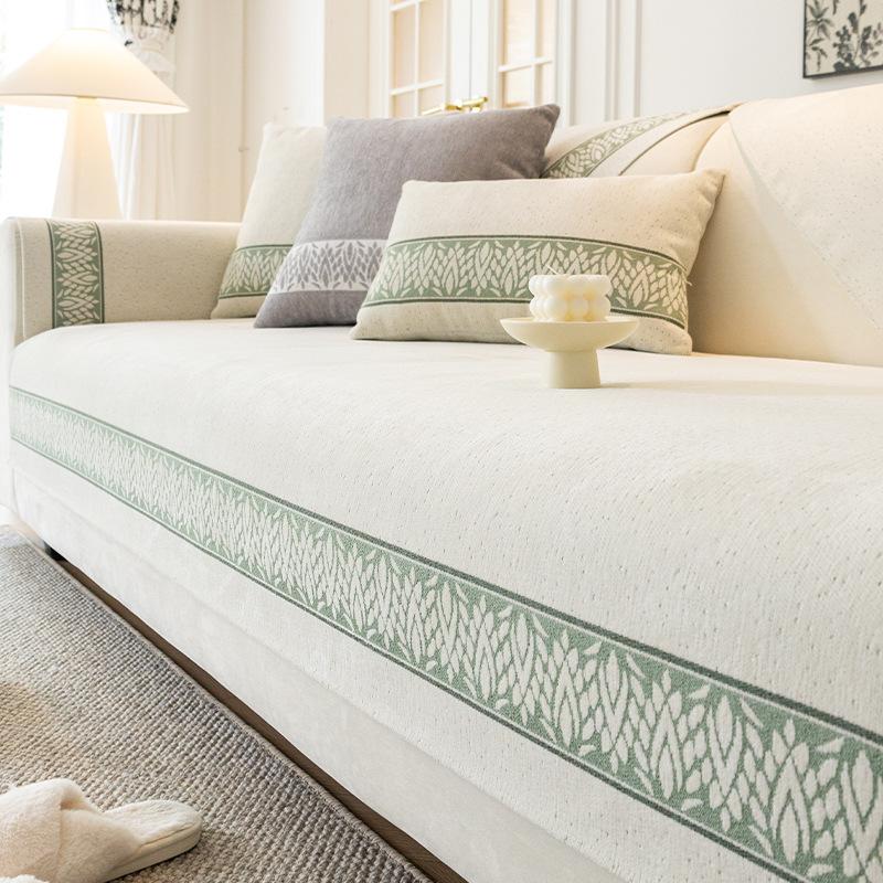 

Nordic Wind Sofa Cushion New Four-Season Universal Non-Slip Seat Cushion Towel Modern Light Luxury Sofa Cover Cover Towel 70*70cm