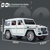 1:24 G63 Alloy Off-Road Toy Car, Six-Doors Open, Light & Sound, Pull-Back Action for Kids