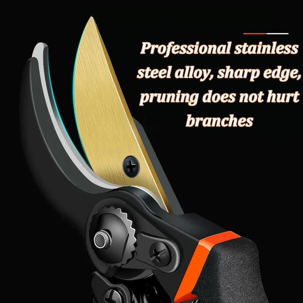 Japan Thickened SK5 Steel Scissors Garden Pruning Shears Labor-saving Rough Pruning Shears Bonsai Fruit Flowers Branches Pruners